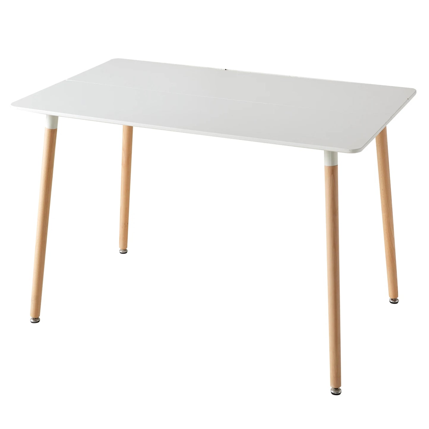 Nordic Rectangular Dining Table Home Study Desk Modern Wood Coffee Table Tea Table Office Conference Kitchen table White 110cm - Buy Cheaply Furniture