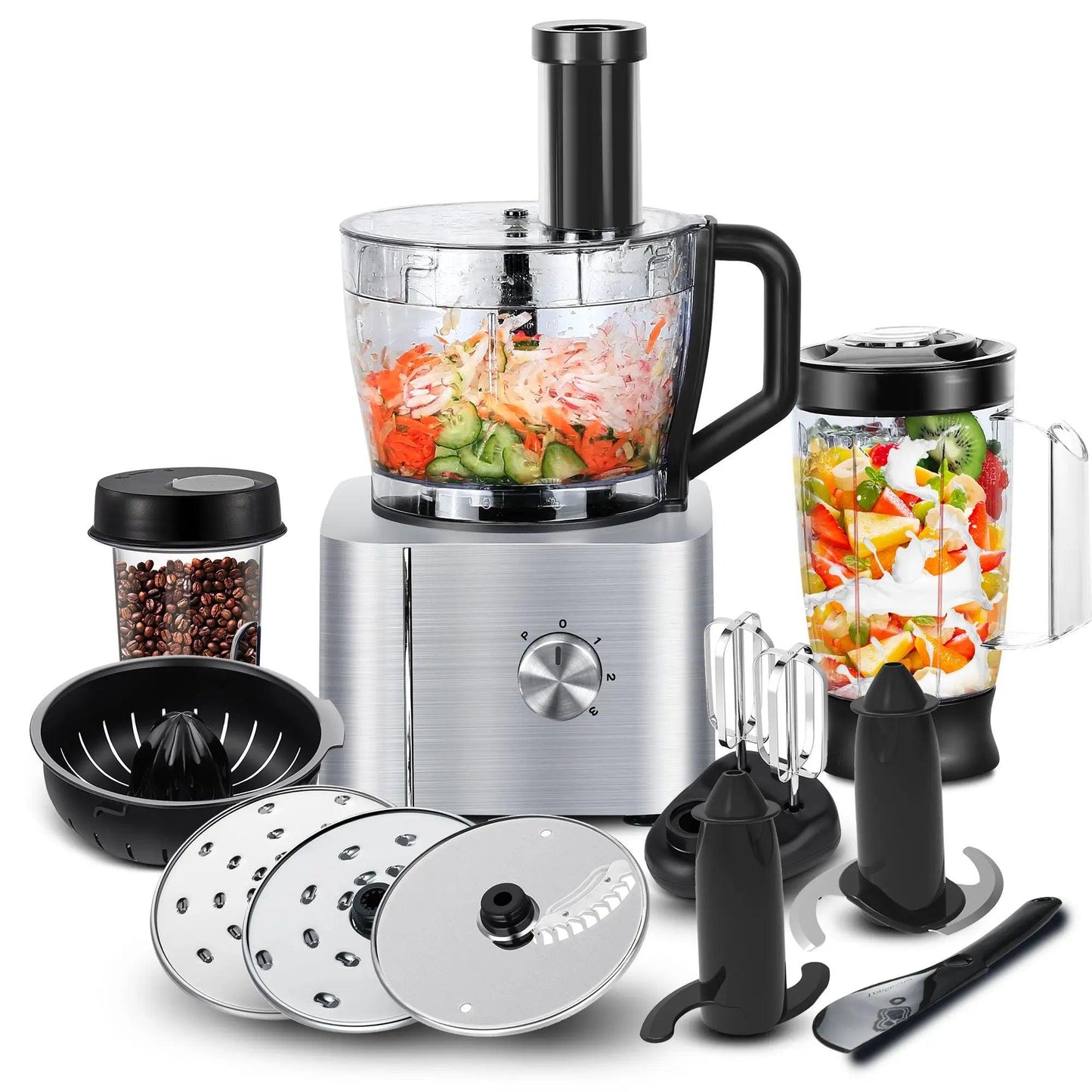 TopStrong 1100W 3.2L+1.5L Three speed food processor YYFP405 - Buy Cheaply Furniture