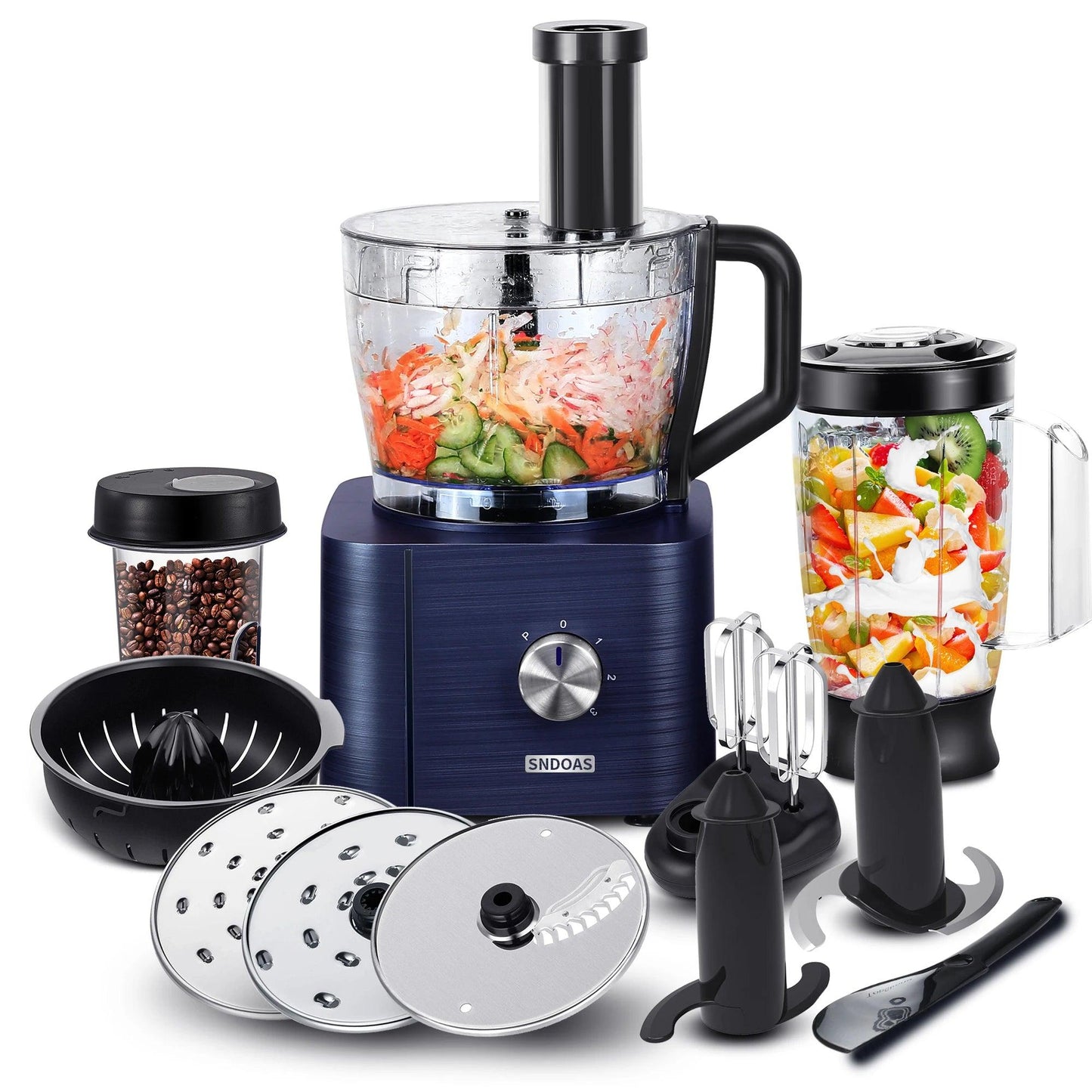 TopStrong 1100W 3.2L+1.5L Three speed food processor YYFP405 - Buy Cheaply Furniture