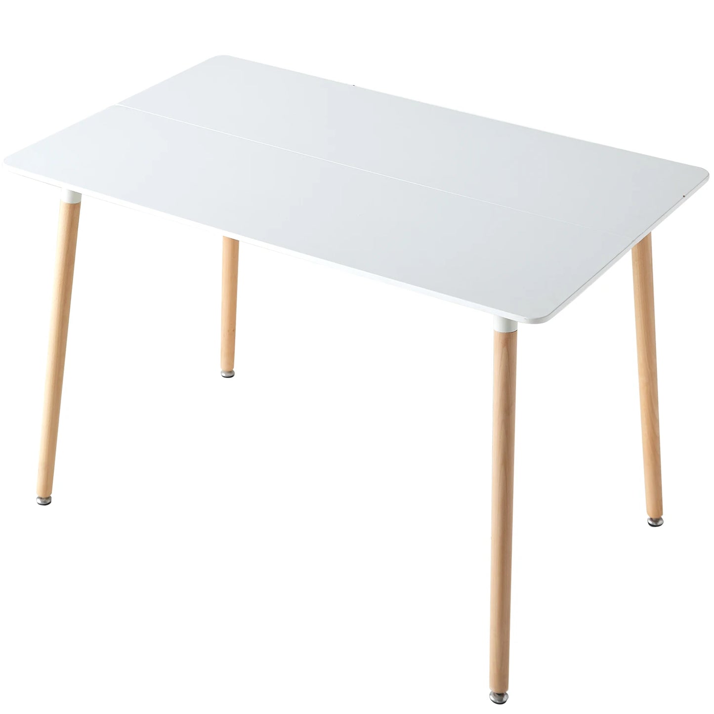 Nordic Rectangular Dining Table Home Study Desk Modern Wood Coffee Table Tea Table Office Conference Kitchen table White 110cm - Buy Cheaply Furniture