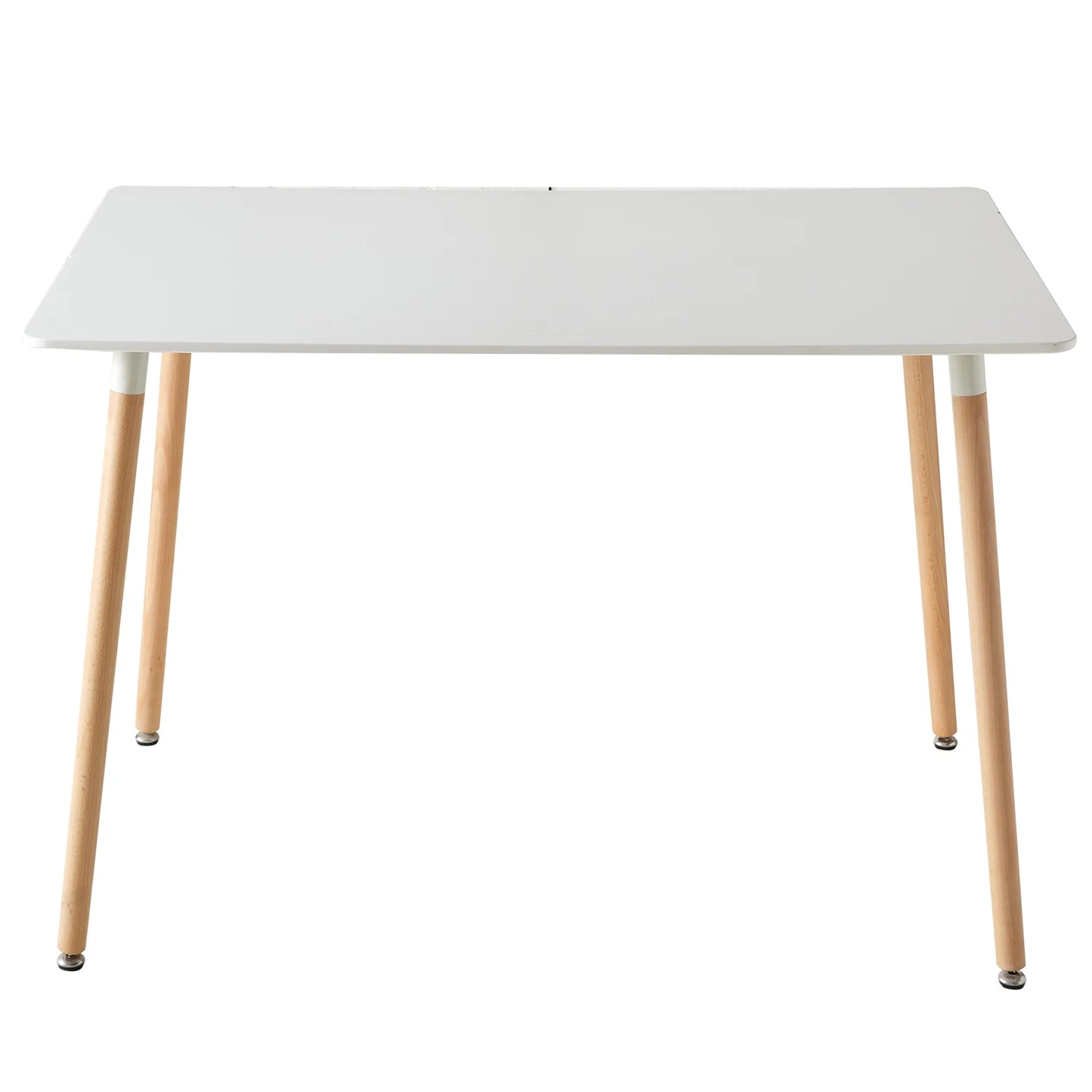 Nordic Rectangular Dining Table Home Study Desk Modern Wood Coffee Table Tea Table Office Conference Kitchen table White 110cm - Buy Cheaply Furniture