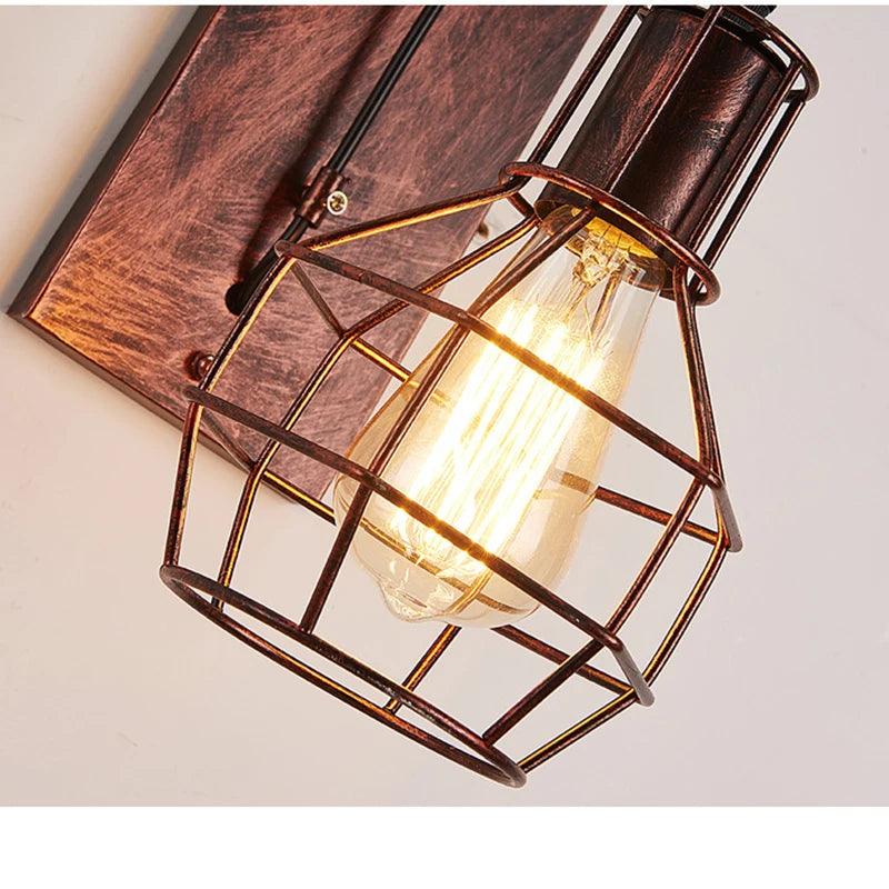 Vintage Wall+Lamps led lamp wall sconces Retro Wall Light fixtures Lifting Pulley bedroom lamp American Industrial mirror light - Buy Cheaply Furniture