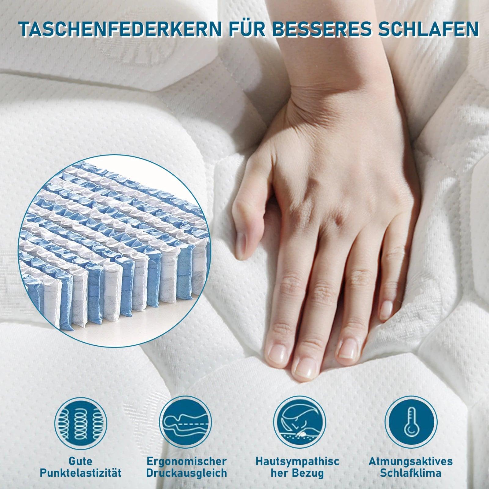 7 zones cold foam mattress hardness H3 mattress with Öko-Tex - Buy Cheaply Furniture