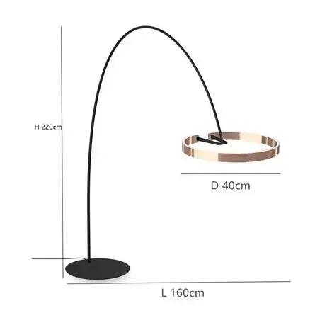 Italian Light Luxury Minimalist Fishing Lamp Living Room Bedroom Study Vertical Room Decoration Lights Artistic Floor Lamp LED - Buy Cheaply Furniture