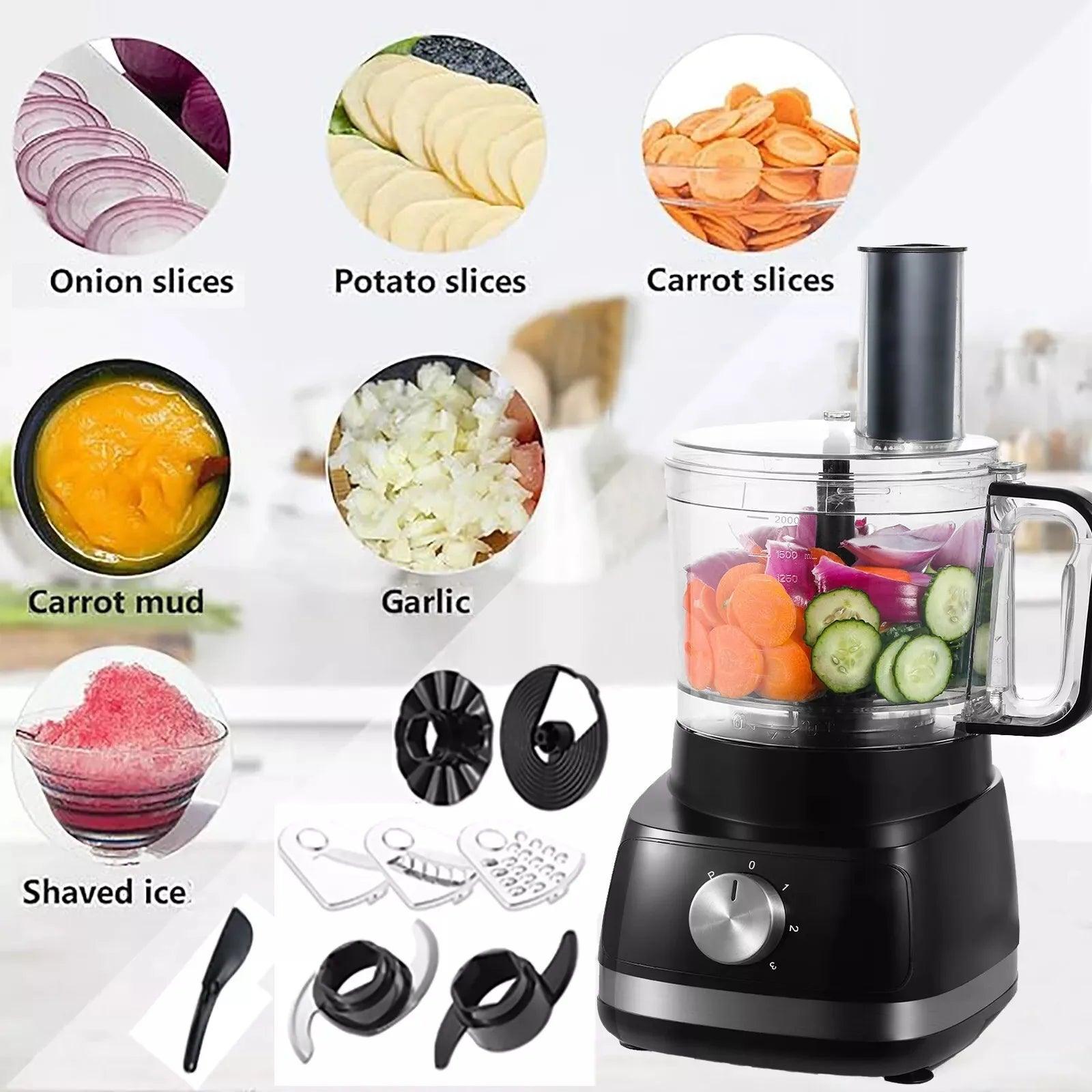 Topstrong 800W 8-in-1 Meat Grinder 3 speeds Kitchen Food Processor EUFP421 - Buy Cheaply Furniture