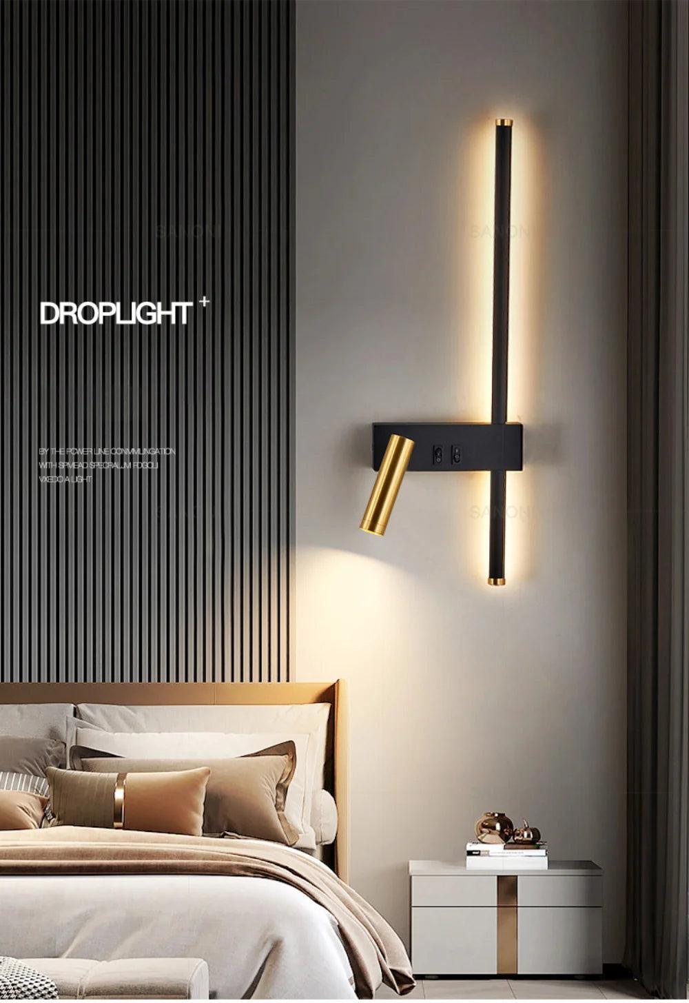 Modern Adjustable LED Wall Sconce For Bedroom Bedside Living Sofa Background Wall Lamp Luster Lighting Fixture Home Decoratioan - Buy Cheaply Furniture