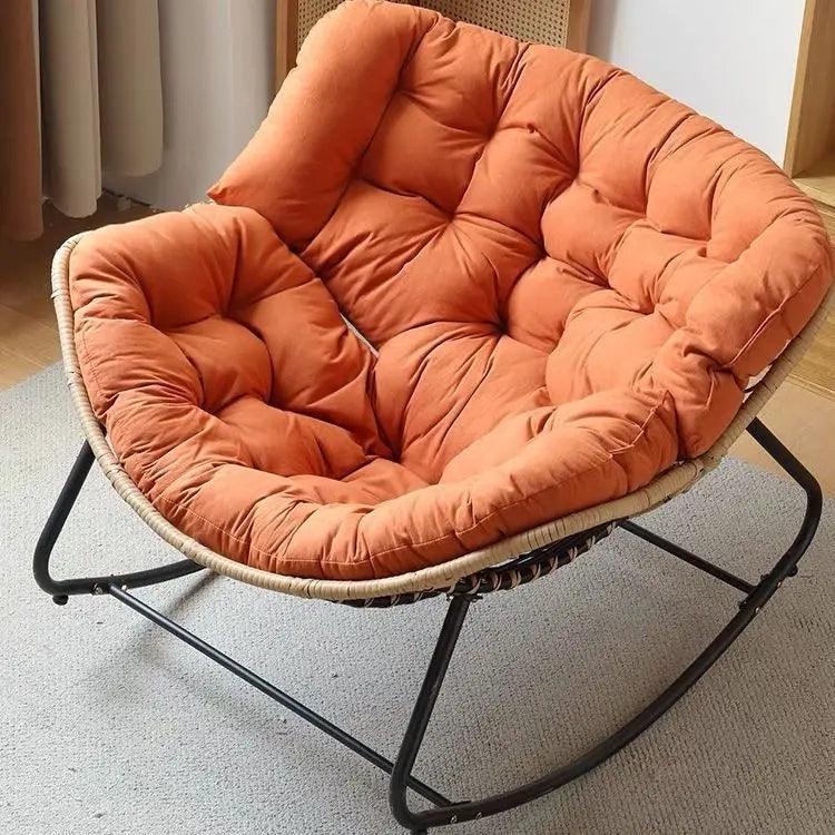 X&D Human Bird Nest Rattan Weaving Rocking Chair Leisure Sofa Home Balcony Single Lazy Sofa Rocking Chair Rattan Chair Can Sleep - Buy Cheaply Furniture