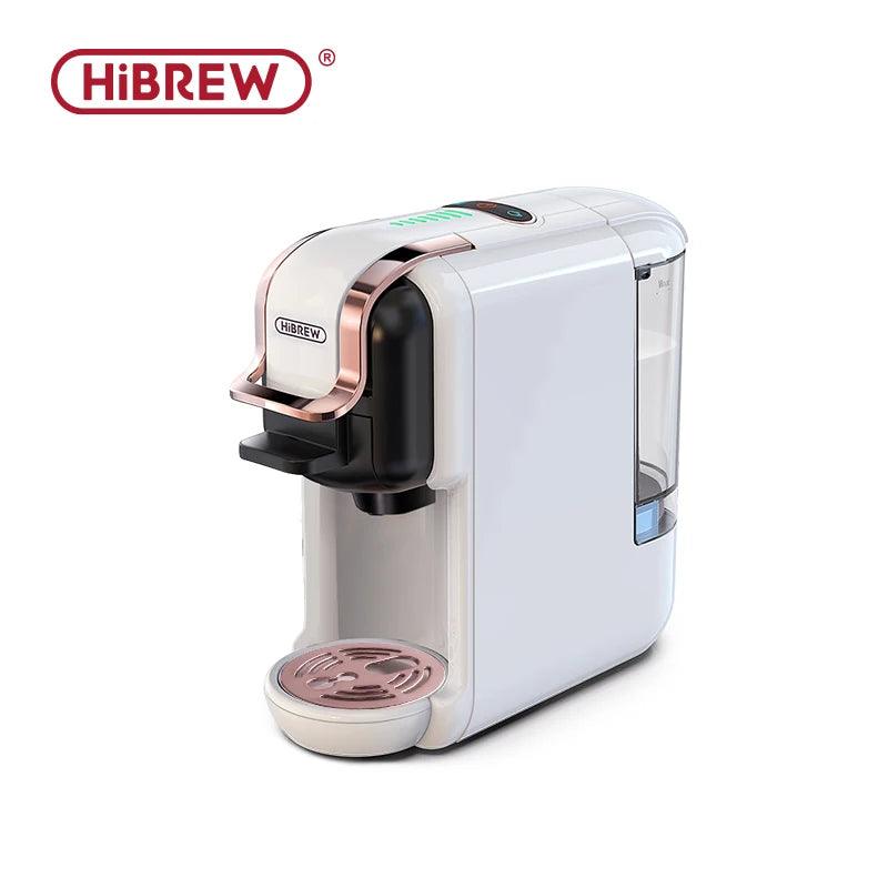 HiBREW Multiple Capsule Coffee Machine, Hot/Cold Dolce Gusto Milk Nespresso Capsule ESE Pod Ground Coffee Cafeteria 19Bar 5 in 1 - Buy Cheaply Furniture