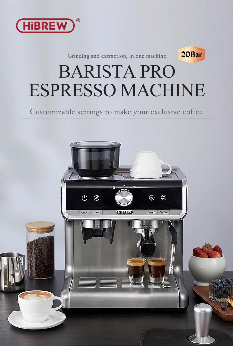 HiBREW Barista Pro 20Bar Bean to Espresso,Cafetera Commercial Level Coffee Machine with Full Kit for Cafe Hotel Restaurant H7 - Buy Cheaply Furniture