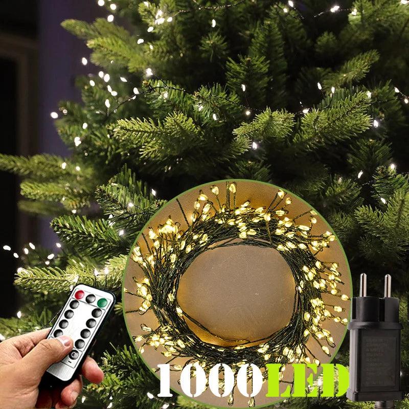 36M Cluster LED Christmas String Lights Outdoor Decoration Garden Tree Waterproof Lamp For Halloween Party Home holiday Lighting - Buy Cheaply Furniture