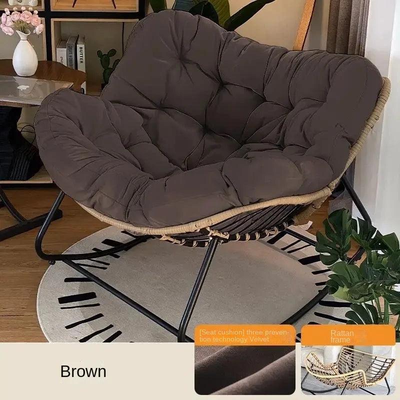 X&D Human Bird Nest Rattan Weaving Rocking Chair Leisure Sofa Home Balcony Single Lazy Sofa Rocking Chair Rattan Chair Can Sleep - Buy Cheaply Furniture