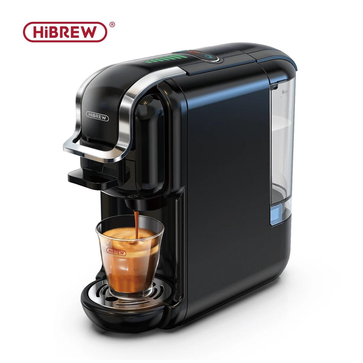 HiBREW Multiple Capsule Coffee Machine, Hot/Cold Dolce Gusto Milk Nespresso Capsule ESE Pod Ground Coffee Cafeteria 19Bar 5 in 1 - Buy Cheaply Furniture