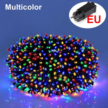 10M-100M Fairy Lights LED String Garland Christmas Light Waterproof Outdoor Indoor For Tree Street Wedding Party 2024 Decoration - Buy Cheaply Furniture