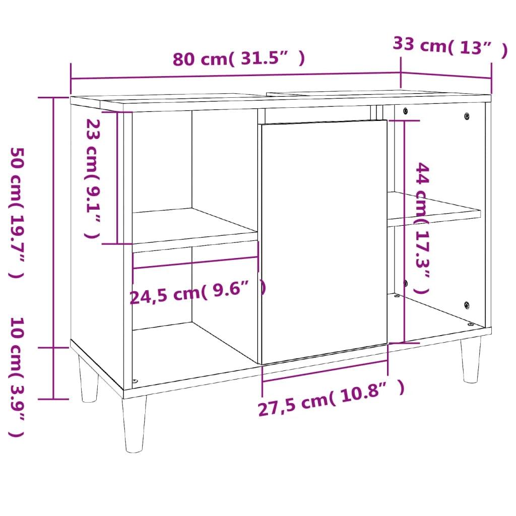 3PCS Bathroom Furniture Set White Engineered Wood Smooth Surface Stand Cabinet - Buy Cheaply Furniture