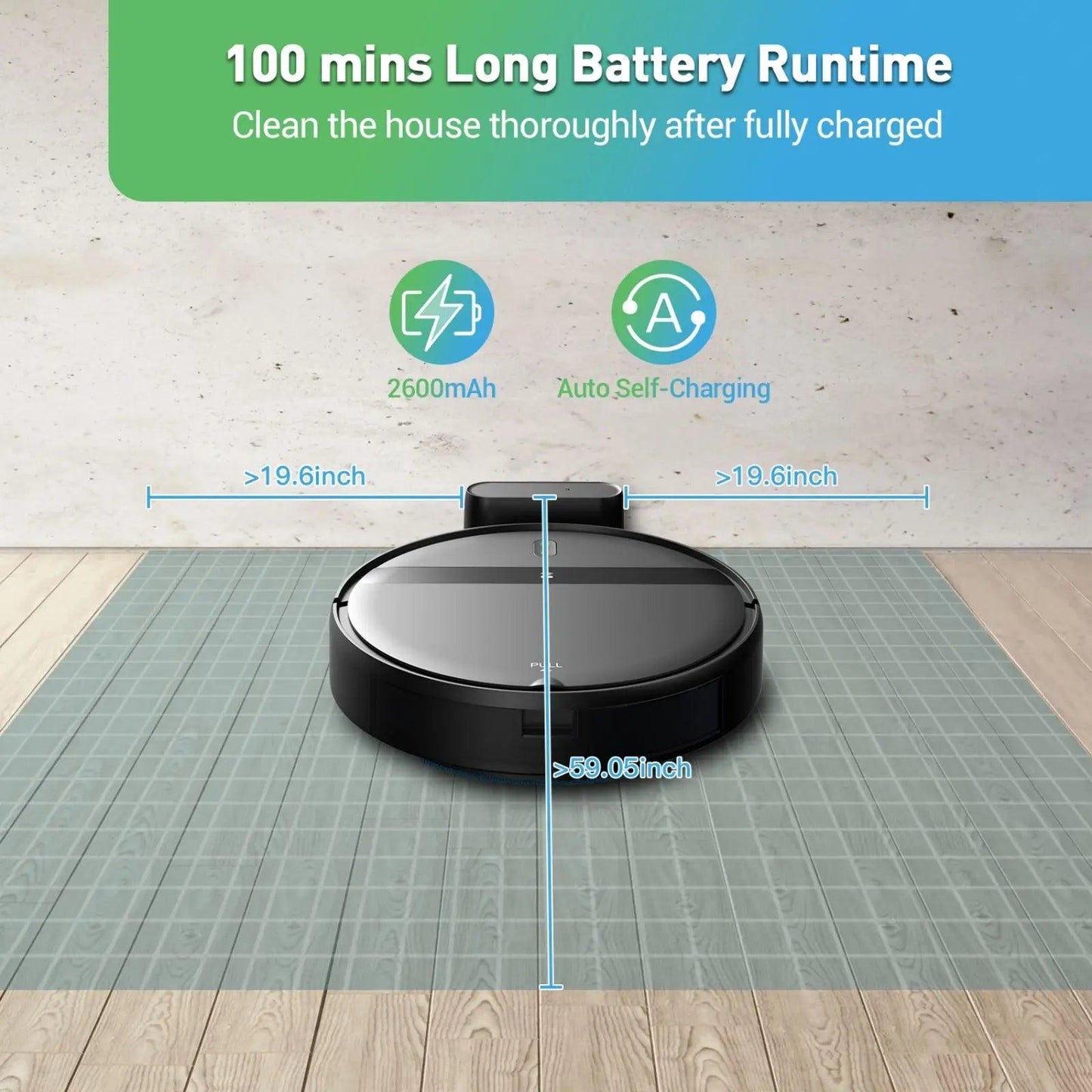 GOOVI G20 Robot Vacuum Cleaner 6000Pa Strong Suction 2500mAh Battery 3in1 Mopping Sweeping Suction Smart Home Support Wifi/alexa - Buy Cheaply Furniture