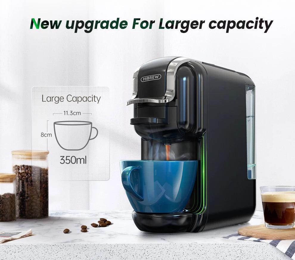 HiBREW Multiple Capsule Coffee Machine, Hot/Cold Dolce Gusto Milk Nespresso Capsule ESE Pod Ground Coffee Cafeteria 19Bar 5 in 1 - Buy Cheaply Furniture