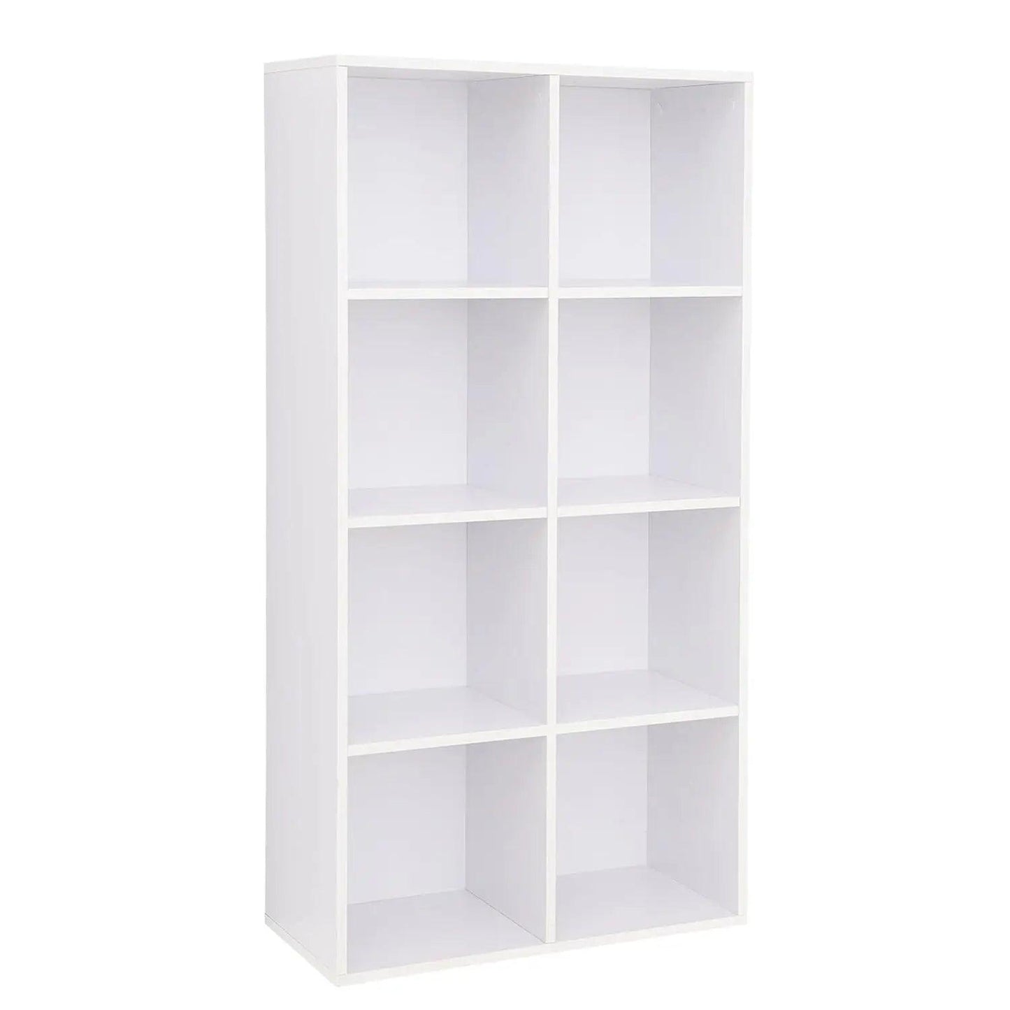 VASAGLE Bookshelf 8 Compartments Bookcase Wood Shelf Freestanding wardrobe - Buy Cheaply Furniture