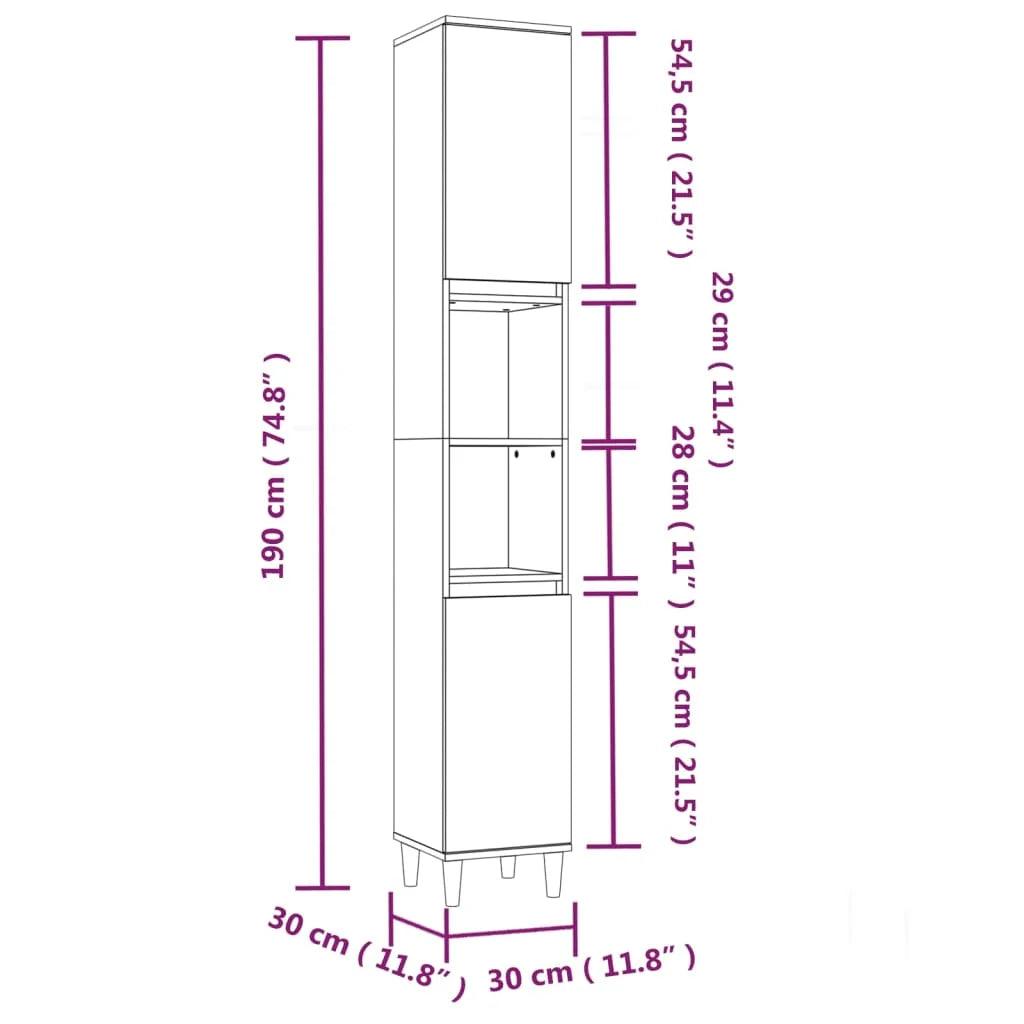 3PCS Bathroom Furniture Set White Engineered Wood Smooth Surface Stand Cabinet - Buy Cheaply Furniture