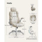 SONGMICS office chair desk chair, rocking function, automatic brake wheels - Buy Cheaply Furniture