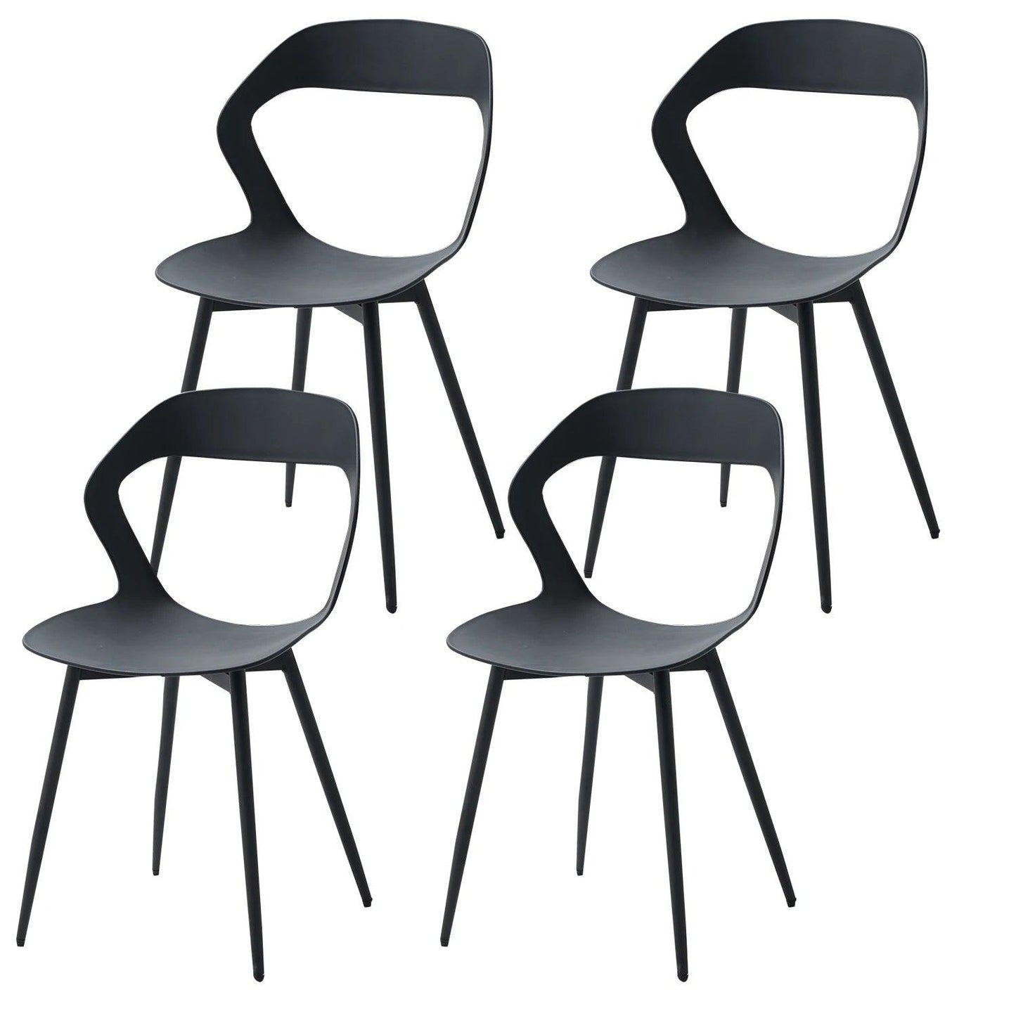 EGOONM Set of 4 Scandinavia Dining Chairs for Dining Room Furniture Chair Nordic Designer Creative Household Backrest Chairs - Buy Cheaply Furniture