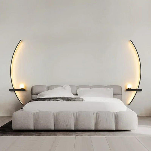 Modern LED Wall Lamp Stripes Wall Sconce for Bedroom Bedside Living Room Study Stairs Home Decor Indoor Lighting Fixture Luster - Buy Cheaply Furniture