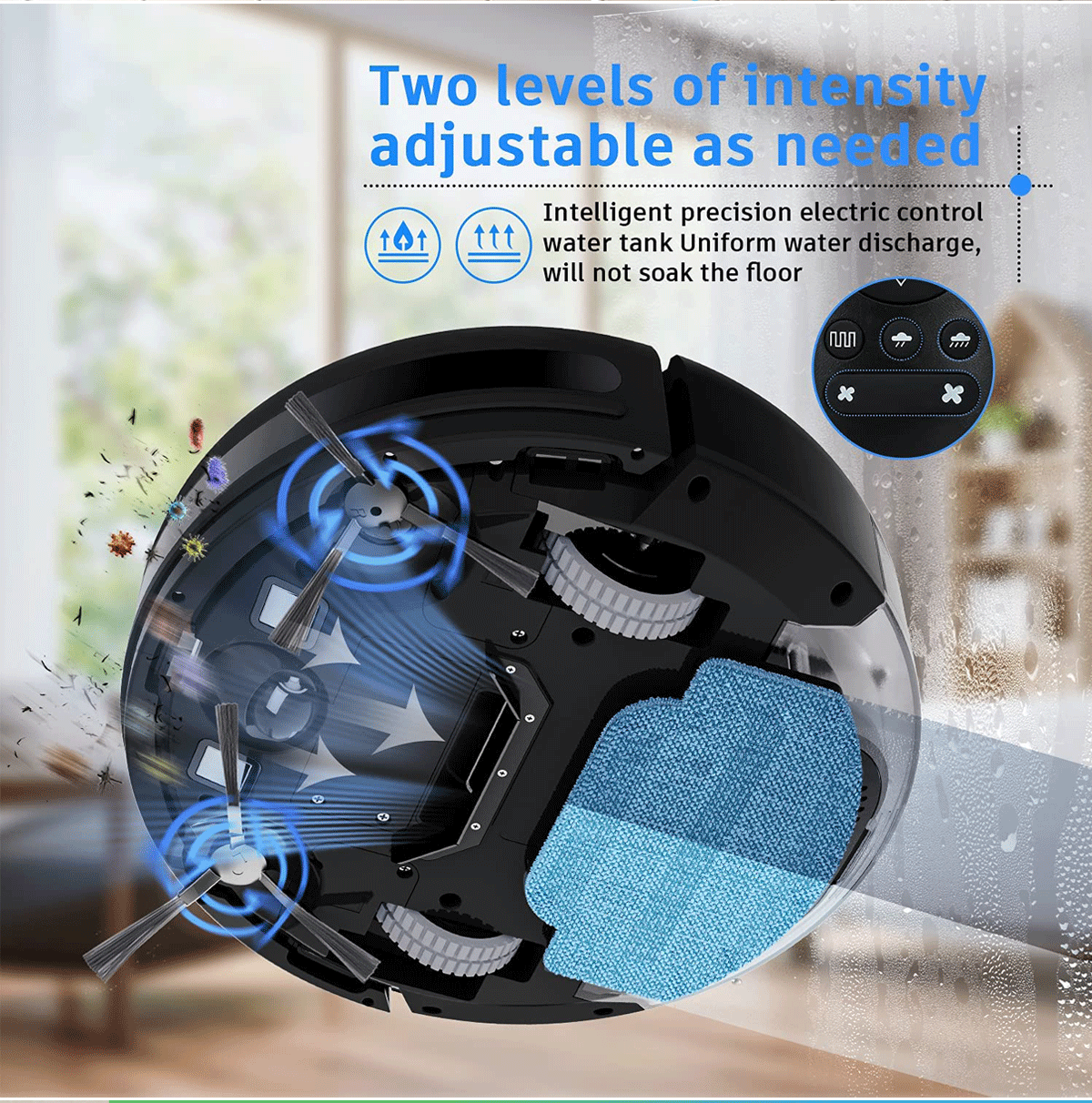 GOOVI G20 Robot Vacuum Cleaner 6000Pa Strong Suction 2500mAh Battery 3in1 Mopping Sweeping Suction Smart Home Support Wifi/alexa - Buy Cheaply Furniture