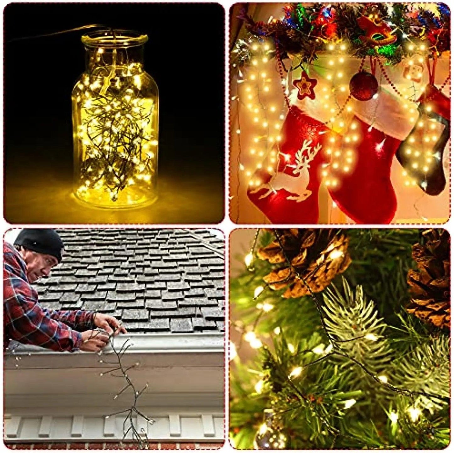 36M Cluster LED Christmas String Lights Outdoor Decoration Garden Tree Waterproof Lamp For Halloween Party Home holiday Lighting - Buy Cheaply Furniture