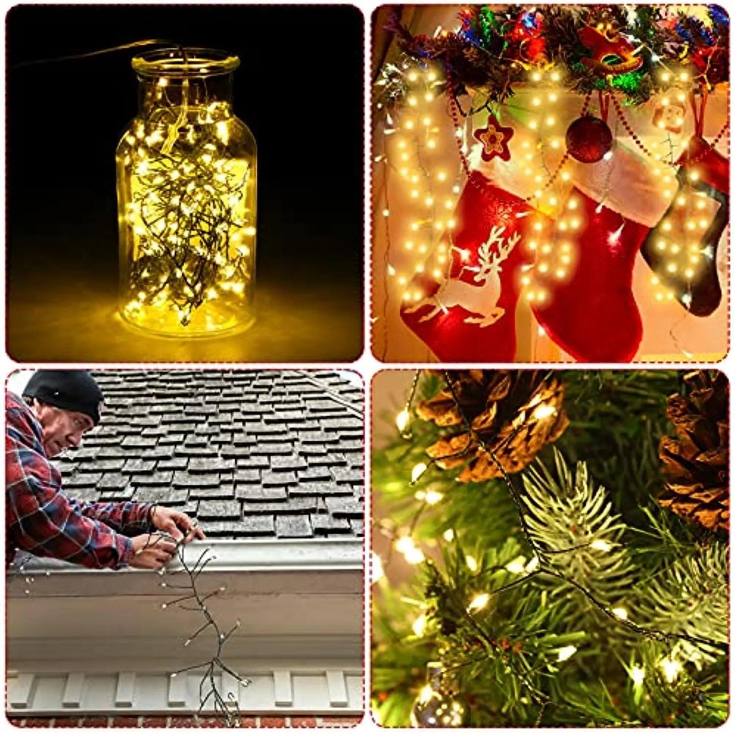 36M Cluster LED Christmas String Lights Outdoor Decoration Garden Tree Waterproof Lamp For Halloween Party Home holiday Lighting - Buy Cheaply Furniture