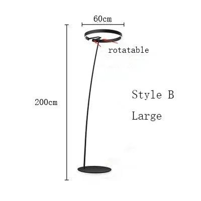 Italian Light Luxury Minimalist Fishing Lamp Living Room Bedroom Study Vertical Room Decoration Lights Artistic Floor Lamp LED - Buy Cheaply Furniture