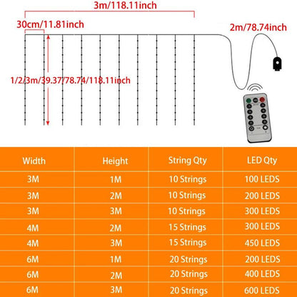 3/4/6M LED Curtain Lights Fairy Garland on the Window USB 8 Modes Light String Christmas Wedding Party Festoon Home Decoration - Buy Cheaply Furniture