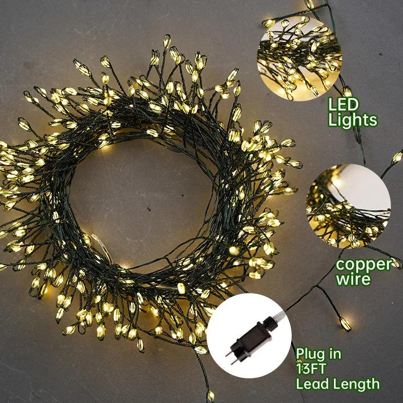 36M Cluster LED Christmas String Lights Outdoor Decoration Garden Tree Waterproof Lamp For Halloween Party Home holiday Lighting - Buy Cheaply Furniture