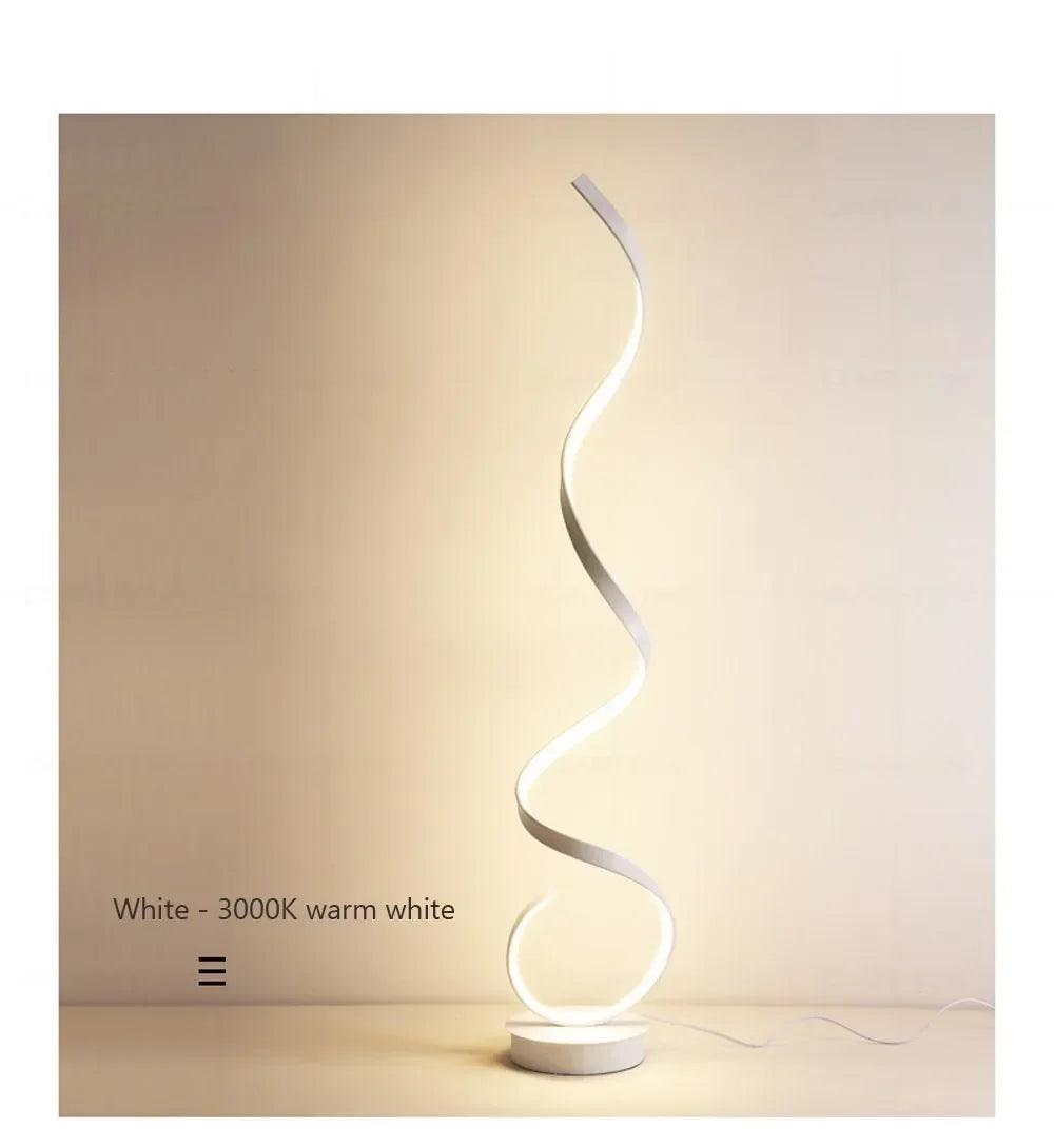 Modern LED Floor Lamp Line Spiral Light Dimmable For Living Room Bedroom Bedside Study Office Home Interior Decorative Lighting - Buy Cheaply Furniture