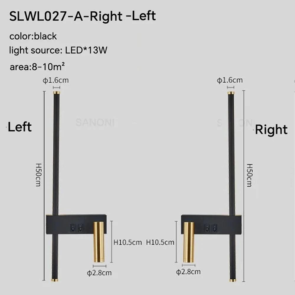 Modern Adjustable LED Wall Sconce For Bedroom Bedside Living Sofa Background Wall Lamp Luster Lighting Fixture Home Decoratioan - Buy Cheaply Furniture