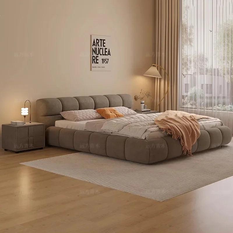 Nordic Bedroom Couple Bed Queen Cheap Modern Luxury Bedroom Bed Wood Lounge Cama Elastica Pula Pula Space Saving Furniture - Buy Cheaply Furniture