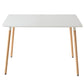 Nordic Rectangular Dining Table Home Study Desk Modern Wood Coffee Table Tea Table Office Conference Kitchen table White 110cm - Buy Cheaply Furniture