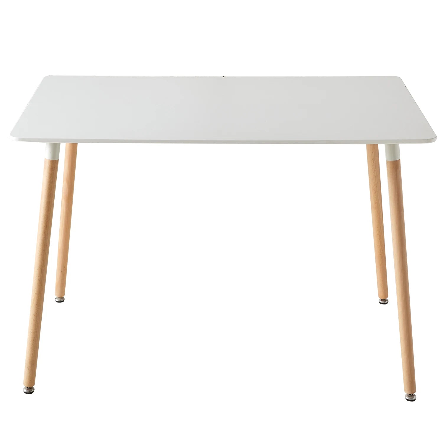 Nordic Rectangular Dining Table Home Study Desk Modern Wood Coffee Table Tea Table Office Conference Kitchen table White 110cm - Buy Cheaply Furniture