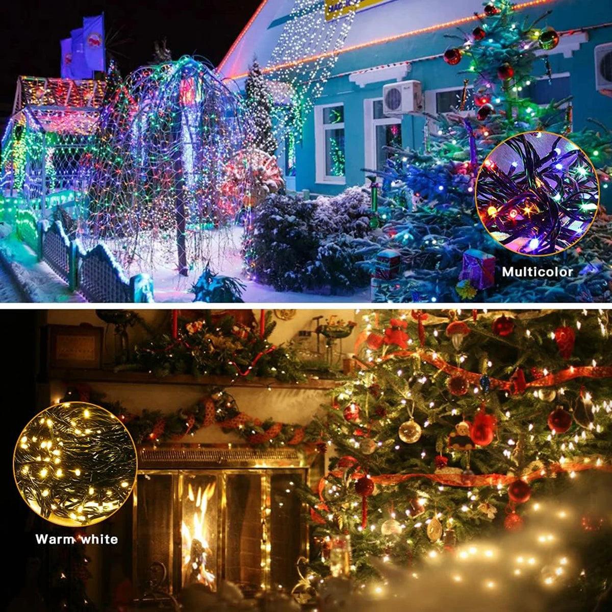 10M-102M 110V/220V Outdoor LED Fairy String Lights Christmas Lights For Garland Wedding Party Holiday Garden Lamp Holiday Decor - Buy Cheaply Furniture