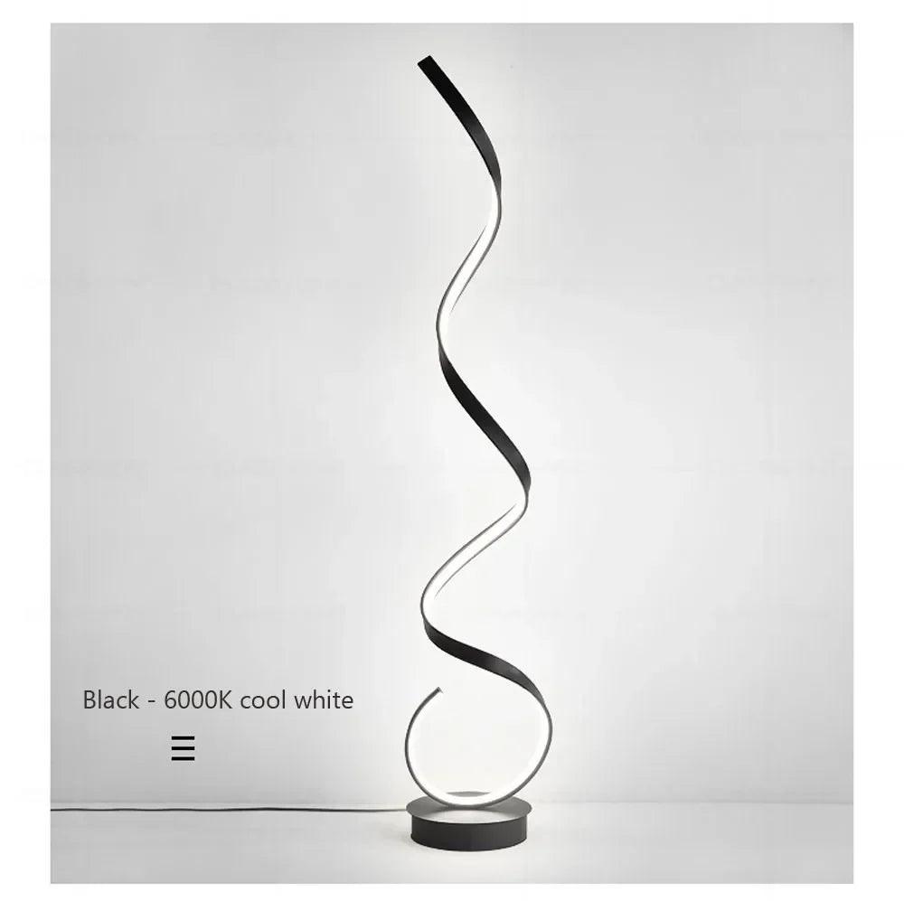 Modern LED Floor Lamp Line Spiral Light Dimmable For Living Room Bedroom Bedside Study Office Home Interior Decorative Lighting - Buy Cheaply Furniture