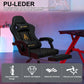 Symino Gaming Chair in Racing Style, Office Chair with Footrest &Adjustable Armrests, 200 kg Load Capacity - Buy Cheaply Furniture