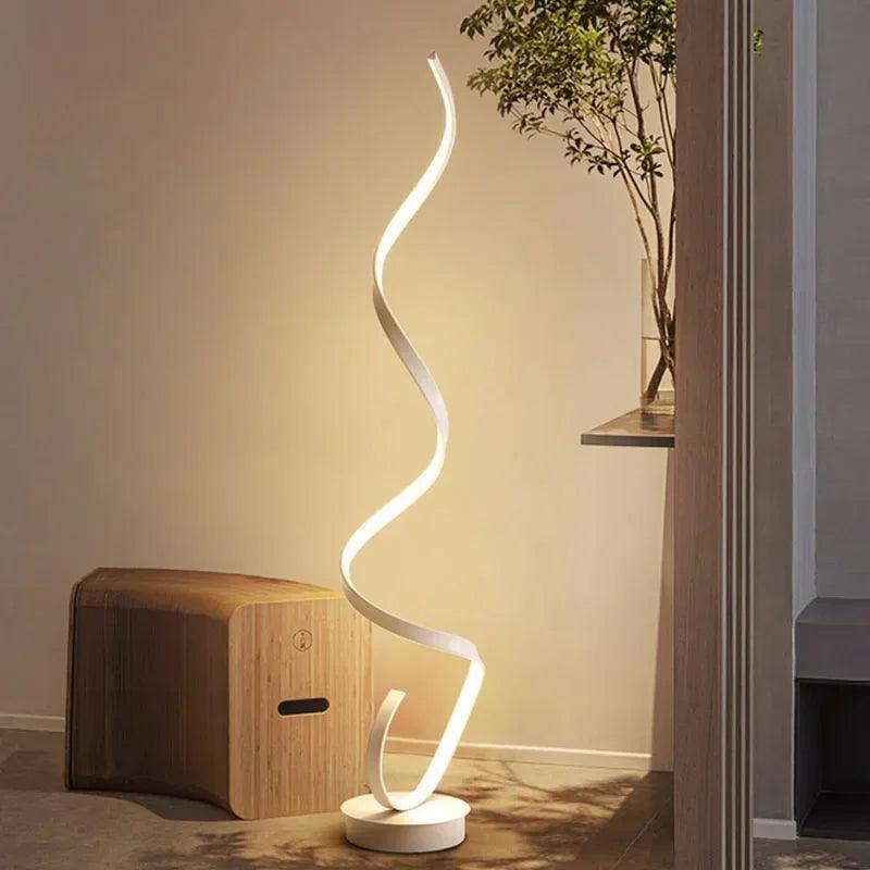 Modern LED Floor Lamp Line Spiral Light Dimmable For Living Room Bedroom Bedside Study Office Home Interior Decorative Lighting - Buy Cheaply Furniture