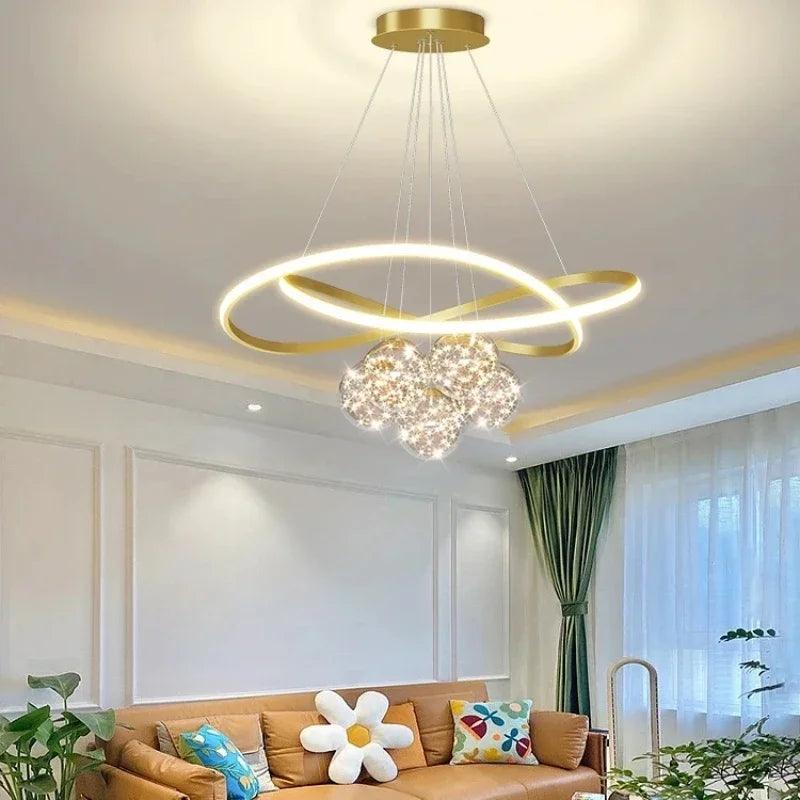 Minimalist Luxury Glass Ball LED Pendant Light Modern Interior Living Dining Room Bedroom Chandelier Home Decor Hanging Light - Buy Cheaply Furniture