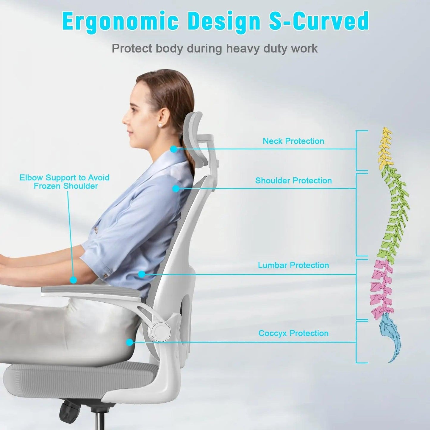 Ergonomic Office Chair with Lumbar Support High Back Executive Chair Swivel Desk Chair Computer Task Chair Mesh Gaming Chair - Buy Cheaply Furniture