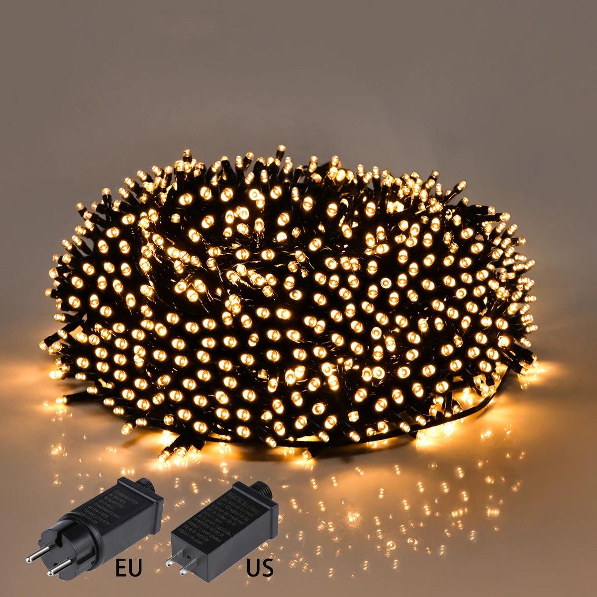 Party Wedding Room Decoration LED Christmas Fairy Lights 8 Modes Adjustable Holiday Lighting Led String Light - Buy Cheaply Furniture