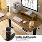Electric L-shaped Sit Stand Desk Corner Table 140x120cm Height Adjustable Computer Desk with 4 Memory Controls Monitor Stand - Buy Cheaply Furniture