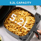 Midea Hot Air Fryer, 5L Capacity, HeatXpress Technology, 90% Less Oil, Energy and Time Saving with 7 Presets, Easy-View Window - Buy Cheaply Furniture