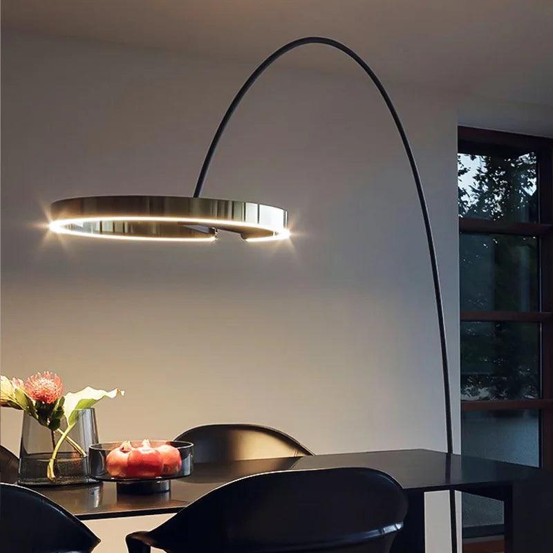 Italian Light Luxury Minimalist Fishing Lamp Living Room Bedroom Study Vertical Room Decoration Lights Artistic Floor Lamp LED - Buy Cheaply Furniture