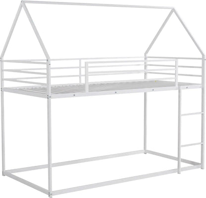 Children Beds Bunk Bed Twin Metal Floor - Buy Cheaply Furniture